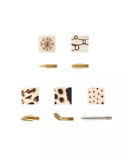 "Micron" Набор насадок к прибору для выжигания по дереву WBN-05 5 насадок арт. ГММ-6747-1-ГММ0054795