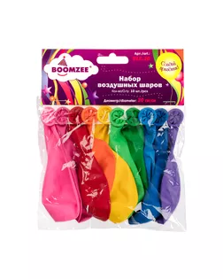 "BOOMZEE" BLS-30 Набор воздушных шаров 30 см 10 шт 01-ассорти стандарт арт. ГММ-6840-1-ГММ0026942