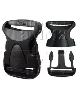 Пряжка-замок пластик SB17 ш.5см (100шт) арт. ГММ-7196-1-ГММ0069582