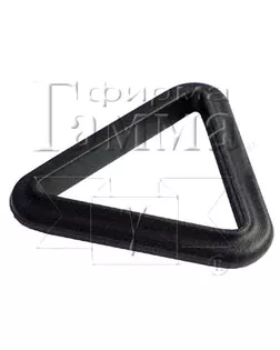 Фурнитура сумочная пластик TC31 Рамка-треугольник 1.25 " ( 32 мм) 100 шт. черный арт. ГММ-7218-1-ГММ0056235