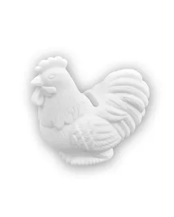 Заготовки для декорирования "Love2art" KWD-07 "копилка" пластик СК/Распродажа "петух" арт. ГММ-7607-1-ГММ0035238