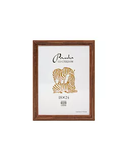 Рамка "Зебра" РЗ-17 18 х 24 см дерев. со стеклом №2 коричневый арт. ГММ-7857-1-ГММ0077418