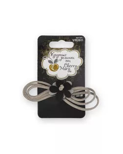 "CHERRY MARY" V/R2011 Резинка для волос 5 х 1 шт №01 серый арт. ГММ-7916-1-ГММ0038322