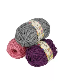 Пряжа "ARACHNA" "Jute" 100% джут 5 х 100 г ± 10 г 90 м ± 5 м № 006 коричневый арт. ГММ-8885-3-ГММ0029138