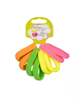 "CHERRY MARY" R6007 Набор резинок для волос 5 х 8 шт. №01 ассорти арт. ГММ-8892-1-ГММ0006145