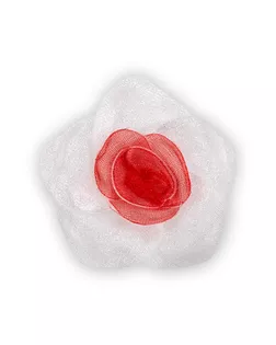 30 Цветок 5 лепестков 5 шт 30-24 бело-кофейный арт. ГММ-8926-11-ГММ0027207