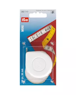 "PRYM" 282717 Рулетка Mini 150 см 1 шт в блистере шкала в см и дюймах арт. ГММ-103502-1-ГММ053431558902