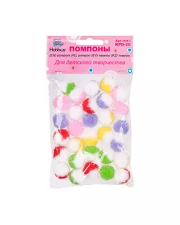"Hobbius" KPD-20 Помпоны 20 мм 30 шт ассорти арт. ГММ-10376-1-ГММ0037193