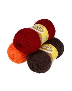 Пряжа ADELIA "JESSICA" 67% шерсть, 33% полиэстер 5 х 100 г 260 м ± 10 м №01 БЕЛЫЙ арт. ГММ-101669-10-ГММ006287179882