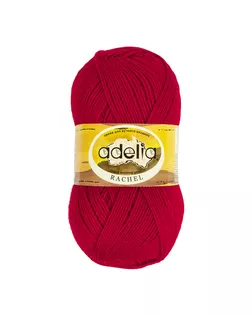Пряжа ADELIA "RACHEL" 90% шерсть, 10% полиэстер 5 х 100 г 400 м ± 15 м №07 малиновый арт. ГММ-101668-11-ГММ006287281182