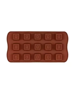 Формы для выпечки силиконовые "S-CHIEF" SPC-0116 для конфет 21 x 10 x 1.8 см "кубики"-15 ячеек арт. ГММ-11946-1-ГММ0029834