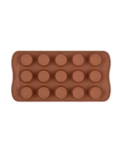 Формы для выпечки силиконовые "S-CHIEF" SPC-0118 для конфет 21 x 10.5 x 2 см "вдохновение"-15 ячеек арт. ГММ-11948-1-ГММ0024033