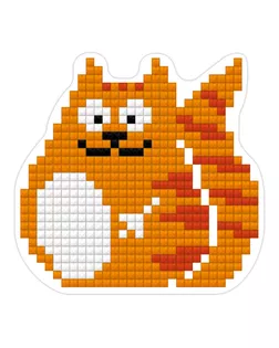 "ФРЕЯ" ALVM-001 Кристальная мозаика (алмазная вышивка) магнит "Котик" 6.5 х 7 см арт. ГММ-12005-1-ГММ0001150