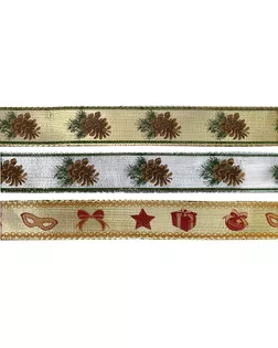 Тесьма металлизированная MDRP-203 ш.2см 22.8м арт. ГММ-12025-1-ГММ0058385
