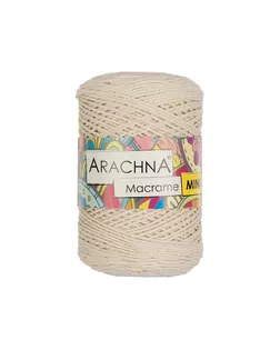 Пряжа "ARACHNA" "Macrame Mini" 80% хлопок, 20% полиэстер 4 х 250 г арт. ГММ-12729-11-ГММ085087261864