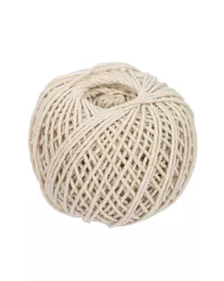 Нитки Шпагат хлопчатобумажный ШХ2 100% хлопок 50 м 55 я ± 5 % суровый арт. ГММ-12730-1-ГММ0039036