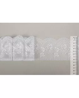 Кружево "органза" GKM-8401 84 мм 10 м ±0.2 Турция TL002BL черный арт. ГММ-100510-2-ГММ064720782044