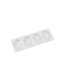 Формы для выпечки силиконовые "S-CHIEF" SPC-0317 для пирожных 25.5 x 9 x 2.3 см "овальные" - 4 ячейки арт. ГММ-14919-1-ГММ064724470444