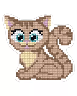 "ФРЕЯ" ALVM-016 Кристальная мозаика (алмазная вышивка) магнит "Котенок" 9.5 х 9 см арт. ГММ-13157-1-ГММ0053370