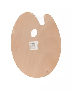 Палитра "VISTA-ARTISTA" деревянная МДФ MFSP-3040 овальная арт. ГММ-14473-1-ГММ066264060514