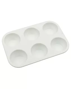 Формы для выпечки силиконовые "S-CHIEF" SPC-0322 для пирожных 27.3 x 18.5 x 4.2 см "круглые" - 6 ячеек арт. ГММ-15891-1-ГММ066365024874