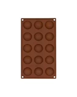 Формы для выпечки силиконовые "S-CHIEF" SPC-0119 для конфет 29.5 x 17.4 x 2 см "футбольные мячи" - 15 ячеек арт. ГММ-15353-1-ГММ066867546184