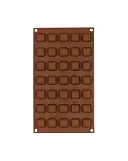 Формы для выпечки силиконовые "S-CHIEF" SPC-0135 для конфет 29.7 x 17.5 x 1 см "квадратные" - 35 ячеек арт. ГММ-15355-1-ГММ066867564644