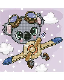 Кристальная мозаика (алмазная вышивка) "ФРЕЯ" ALV-96 "Навстречу ветру!" 30 х 30 см арт. ГММ-104561-1-ГММ067211343804