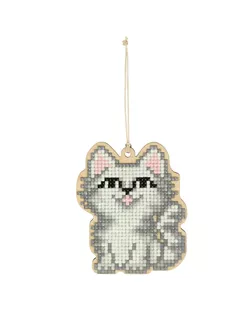 Кристальная мозаика (алмазная вышивка) "ФРЕЯ" ALVP-015 "Котенок" 9 х 7,5 см арт. ГММ-104728-1-ГММ069103224514