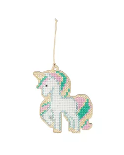 Кристальная мозаика (алмазная вышивка) "ФРЕЯ" ALVP-012 "Единорог" 8 х 9 см арт. ГММ-104732-1-ГММ069104572604