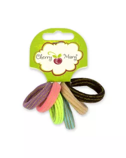 "CHERRY MARY" R6130 Набор резинок для волос 5 х 6 шт. №01 ассорти арт. ГММ-106244-1-ГММ070389445674