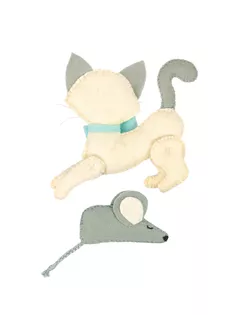 Набор для изготовления игрушек "Miadolla" TF-0307 Игривый котенок арт. ГММ-16053-1-ГММ071082143614