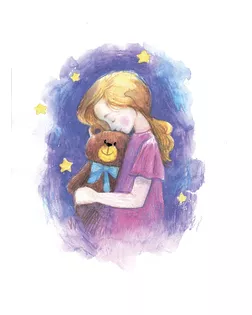 "ФРЕЯ" RPSA-0025 "Перед сном" Скетч для раскраш. акварельными карандашами 29.7 х 21 см 1 л.  арт. ГММ-105017-1-ГММ071559547974