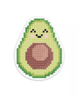 Кристальная мозаика (алмазная вышивка) "ФРЕЯ" ALVM-025 магнит "Авокадо" 6.5 х 8.5 см арт. ГММ-105102-1-ГММ072017257644