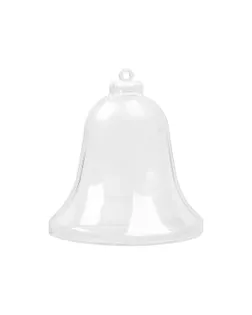 Заготовка для декорирования "Love2art" PLB-017 "колокольчик" пластик 8.5 х 8.7 см 10 шт  арт. ГММ-99810-1-ГММ072346599044
