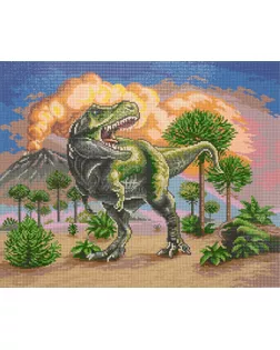 Кристальная мозаика (алмазная вышивка) "ФРЕЯ" ALVR-225 "Тираннозавр" 50 х 40 см арт. ГММ-105175-1-ГММ072525932654