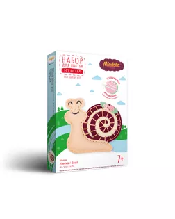 Набор для изготовления игрушки "Miadolla" KD-0339 Улитка арт. ГММ-100669-1-ГММ073247167034