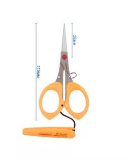 Ножницы ROS-03 для рукоделия в блистере 115 мм оранжевые арт. ГММ-106372-1-ГММ073366027904