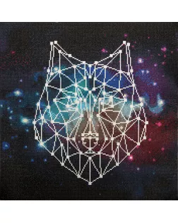 Кристальная мозаика (алмазная вышивка) "ФРЕЯ" ALV-109 "Волк. Абстракция" 50 х 50 см арт. ГММ-106758-1-ГММ073738525324