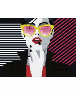 Кристальная мозаика (алмазная вышивка) "ФРЕЯ" ALV-111 "Глянец модного журнала" 45 х 35 см арт. ГММ-106760-1-ГММ073738526274