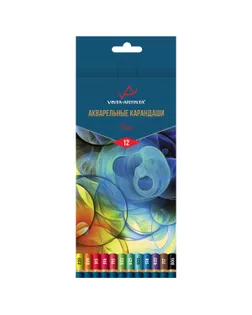 "VISTA-ARTISTA" VFWP-12 Акварельные карандаши Fine набор 8 х 12 цв.  арт. ГММ-100727-1-ГММ074278387214