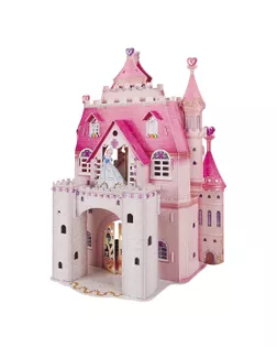 "REZARK" DLH-006 Серия "Кукольные домики" картон на вспененной основе Замок принцессы арт. ГММ-106115-1-ГММ075383594834