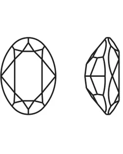 "PRECIOSA" 435-12-601 Crystal AB 8 х 6 мм стекло 12 шт в пакете стразы перламутр (crystal AB) арт. ГММ-101108-2-ГММ076050191954