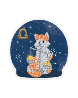 Кристальная мозаика (алмазная вышивка) "ФРЕЯ" ALVM-062 магнит "Знаки зодиака. Весы" 9 х 9 см арт. ГММ-105634-1-ГММ076777022554