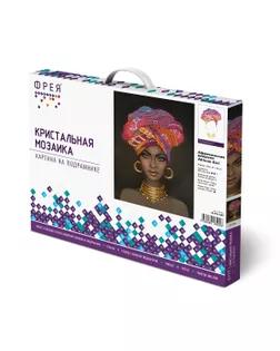 Кристальная мозаика (алмазная вышивка) "ФРЕЯ" ALPD-005 "Африканская девушка" 30 х 40 см арт. ГММ-106618-1-ГММ079820971634