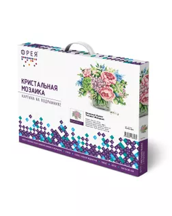 Кристальная мозаика (алмазная вышивка) "ФРЕЯ" ALPD-001 "Нежный букет" 40 х 30 см арт. ГММ-106619-1-ГММ079820993164