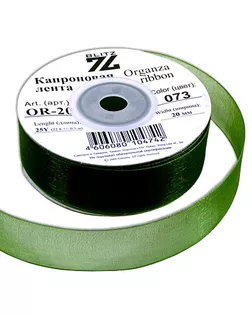 Лента капроновая 20 мм ( 3/4 ") OR-20 "BLITZ" 22.8 м ±0.5 м №112 черный арт. ГММ-14049-23-ГММ0009759