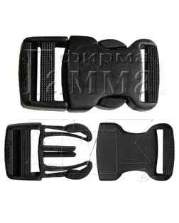 Фурнитура сумочная пластик SB04 Пряжка-замок ФАСОВКА 1 " ( 25 мм) 10 шт. арт. ГММ-14159-1-ГММ0046082