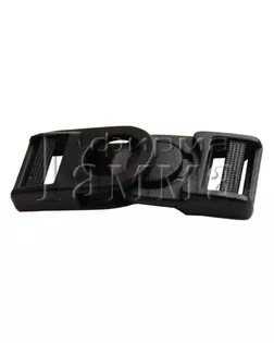 Фурнитура сумочная пластик SB08 Пряжка-замок ФАСОВКА 0.75 " ( 19 мм) 10 шт. черный арт. ГММ-14165-1-ГММ0053841