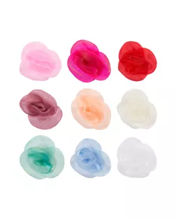 01 Цветок розочка большая 9 шт №041 голубой арт. ГММ-14187-1-ГММ0074005